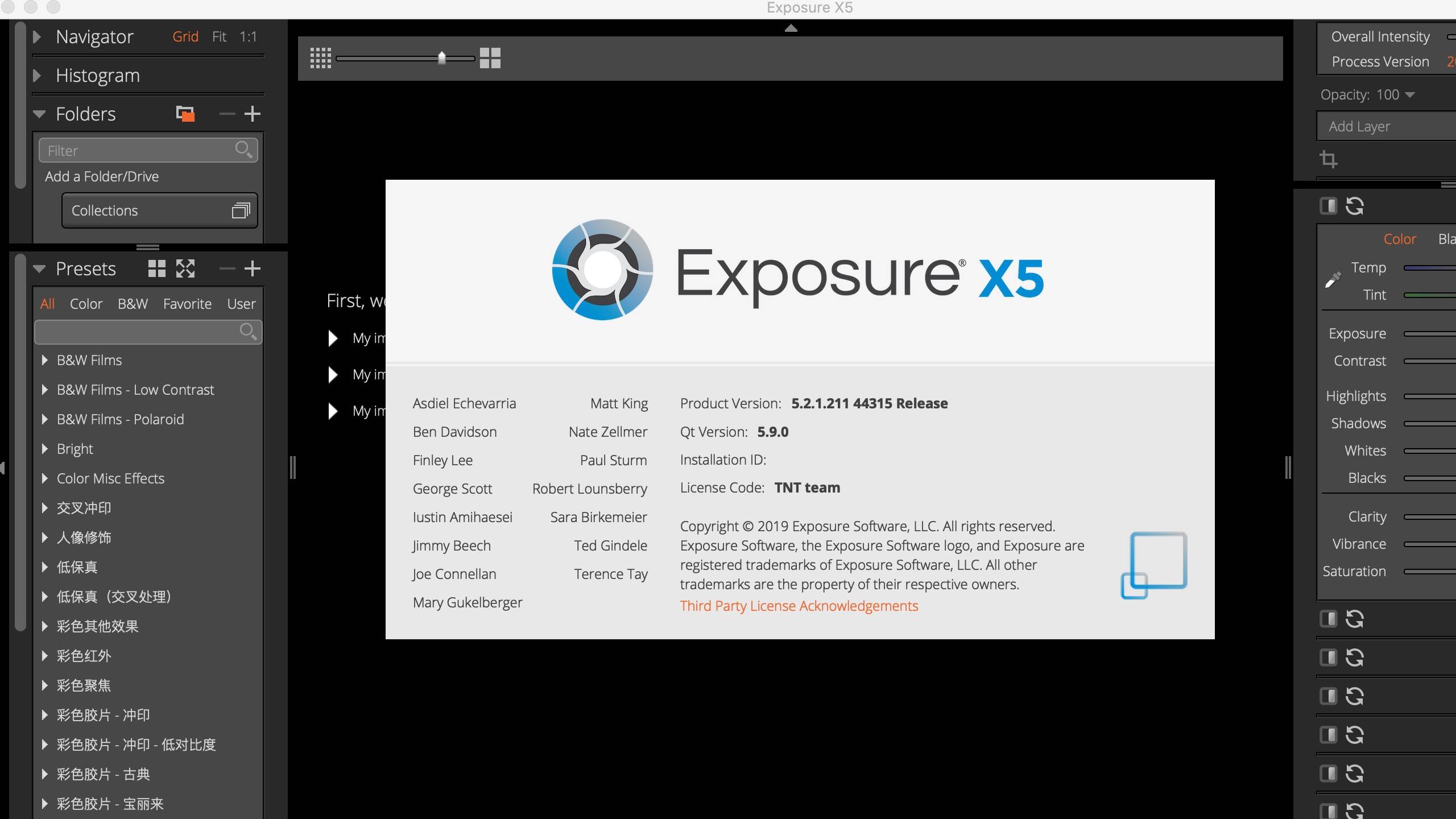 Alien Skin Exposure X5 for Mac(ps/lr滤镜插件) 