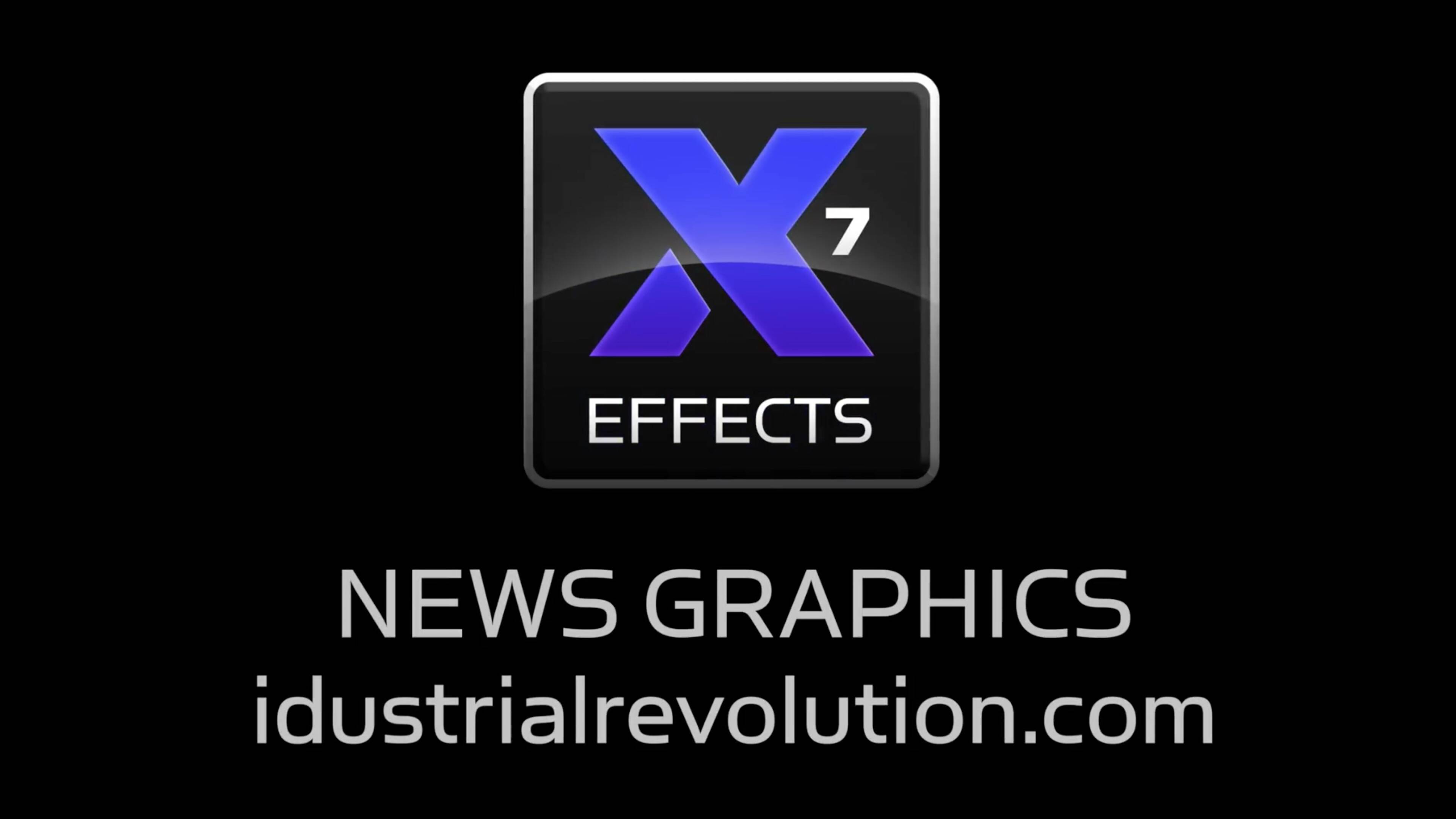 FCPX插件:XEffects News Graphics(视频新闻图形插件)