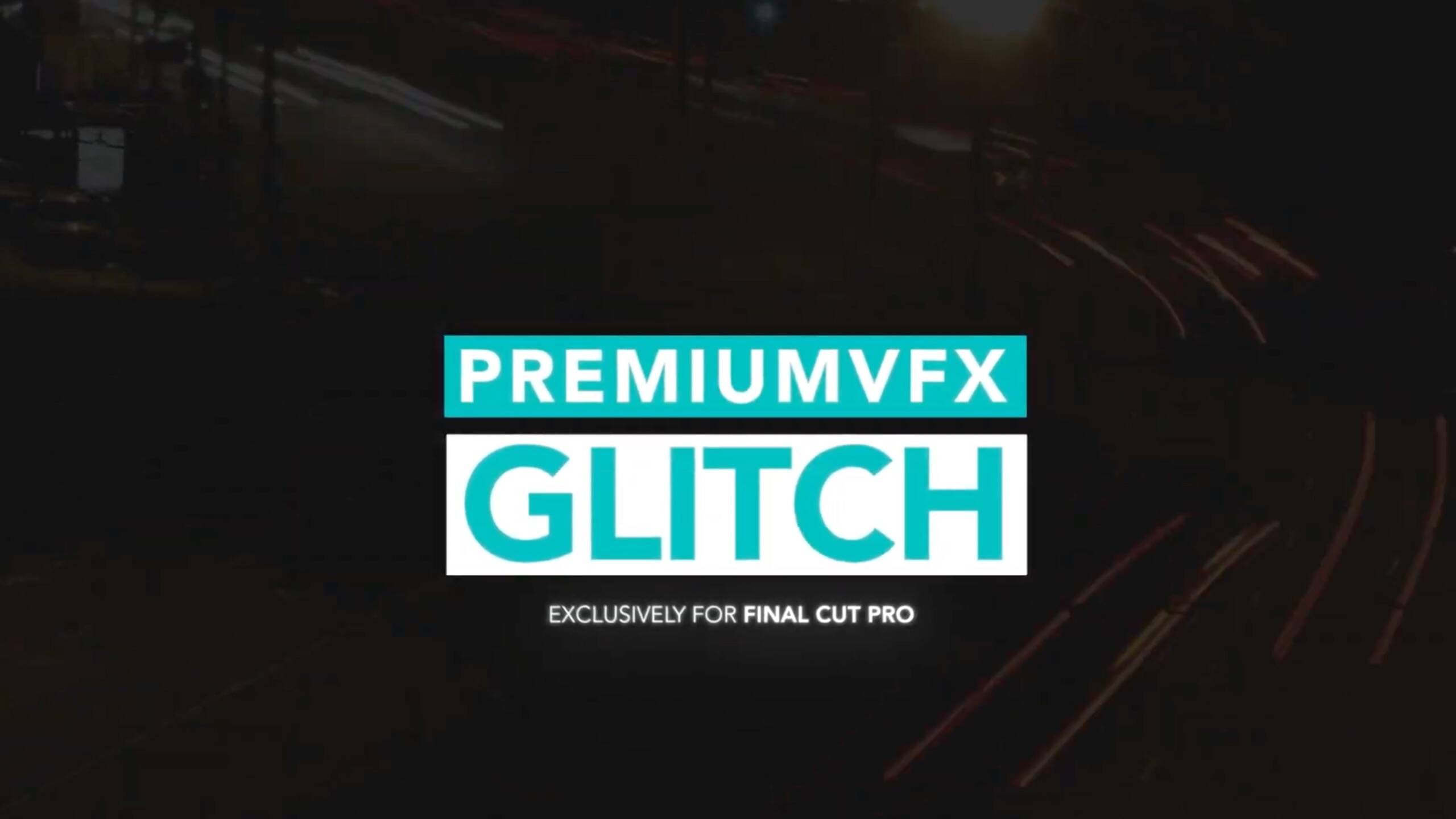 FCPX现代故障毛刺标题样式PremiumVFX Glitch