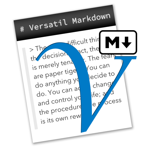 Versatil Markdown for Mac(mac必备文本编辑器)