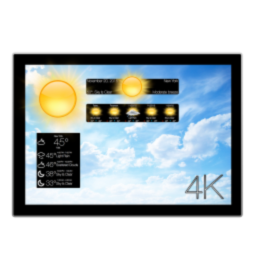 Motion Weather 4K for mac(漂亮的4k天气预报动态桌面) 