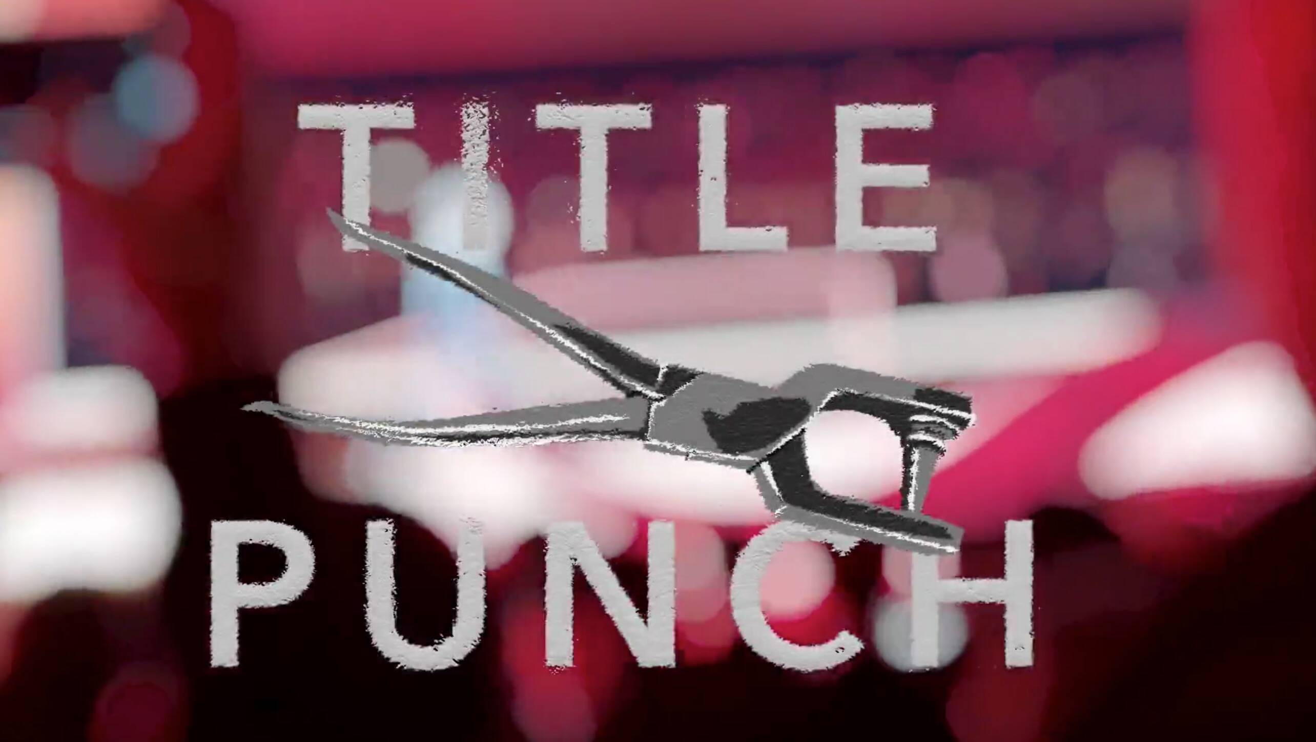 FCPX插件：UsefulFX-Title Punch for mac(标题打孔转场效果插件)