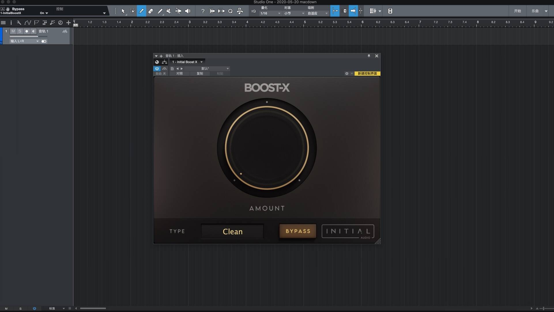 Initial Audio BoostX for Mac(动态饱和度初始音频插件) 