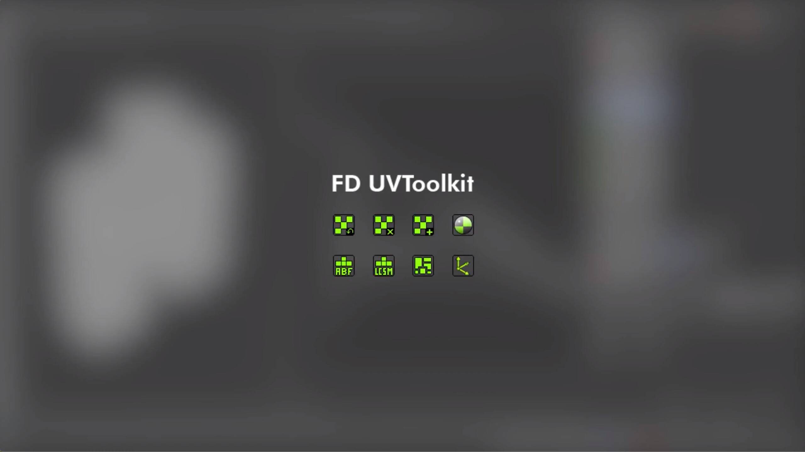 C4D插件:FD UVToolkit 快速自动展UV贴图