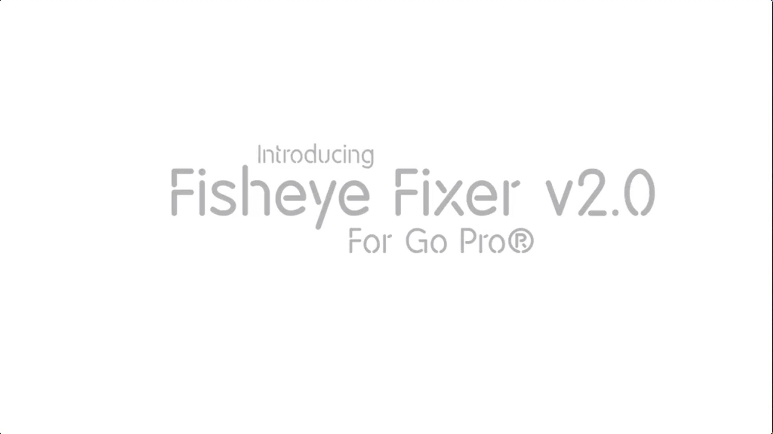 fcpx插件:Fisheye Fixer 鱼眼镜头修正