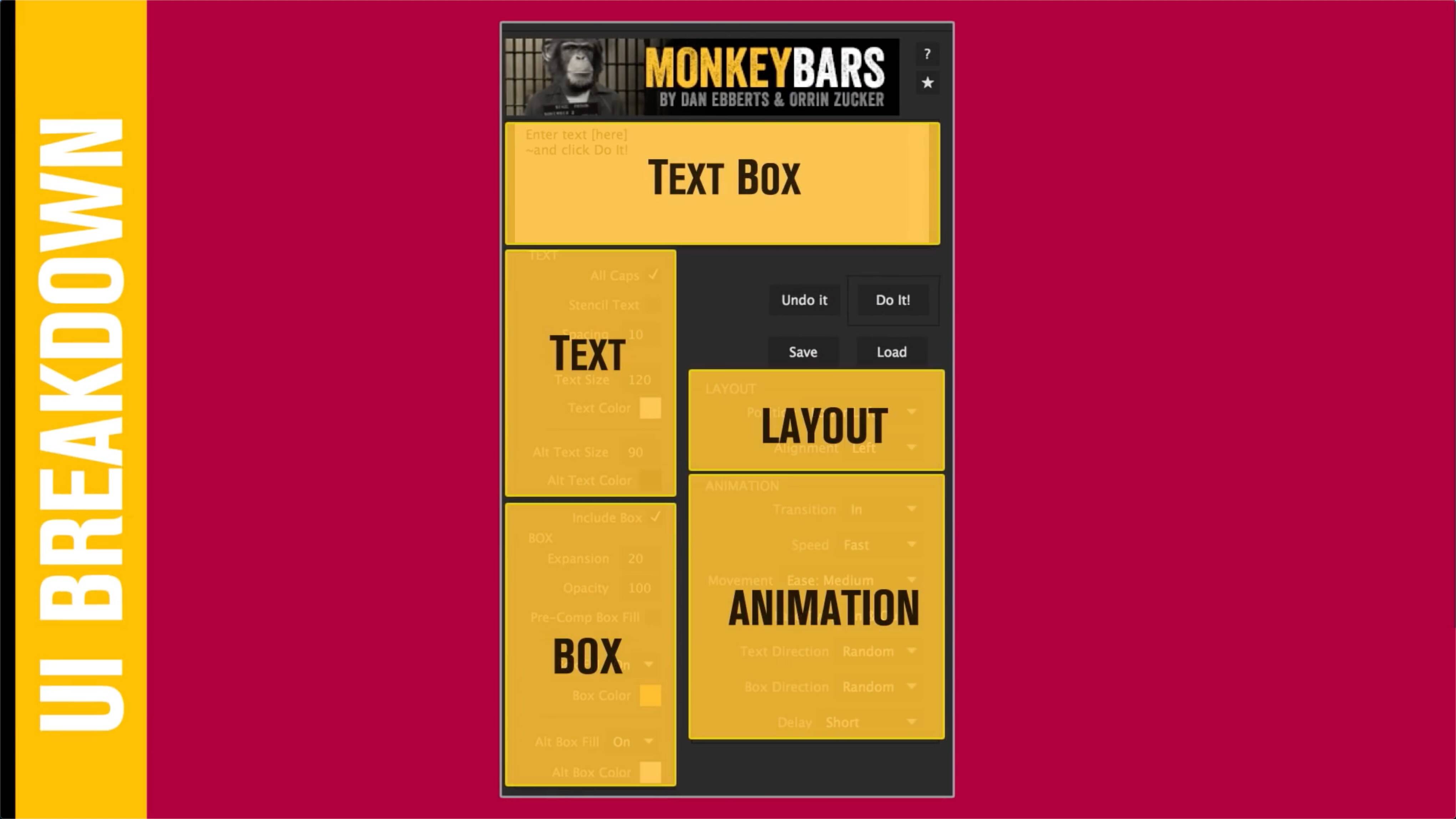 MonkeyBars for Mac(条形框文字字幕动画AE插件)