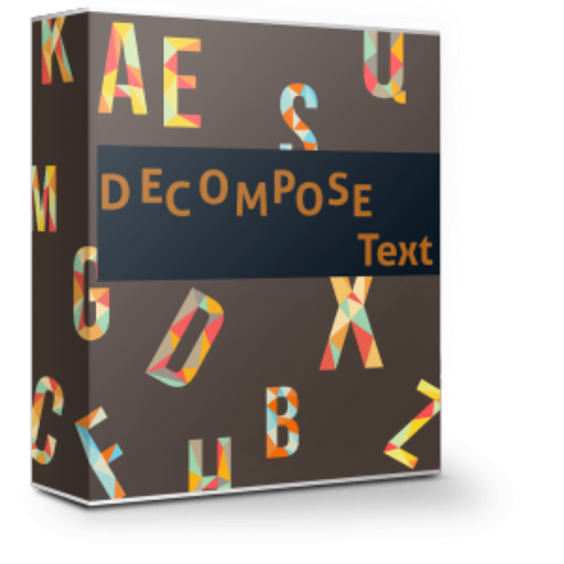 AE脚本：DecomposeText for Mac(图层文本分解脚本)