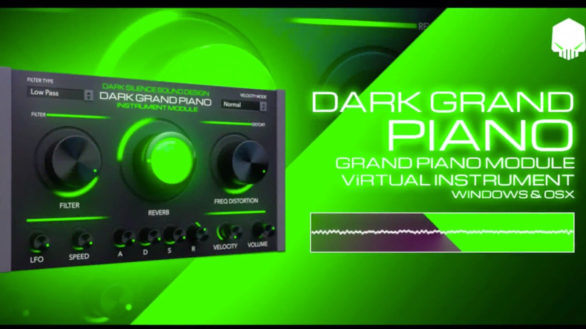 ADSR Dark Silence Dark Grand Piano for Mac(黑暗三角钢琴音源插件)