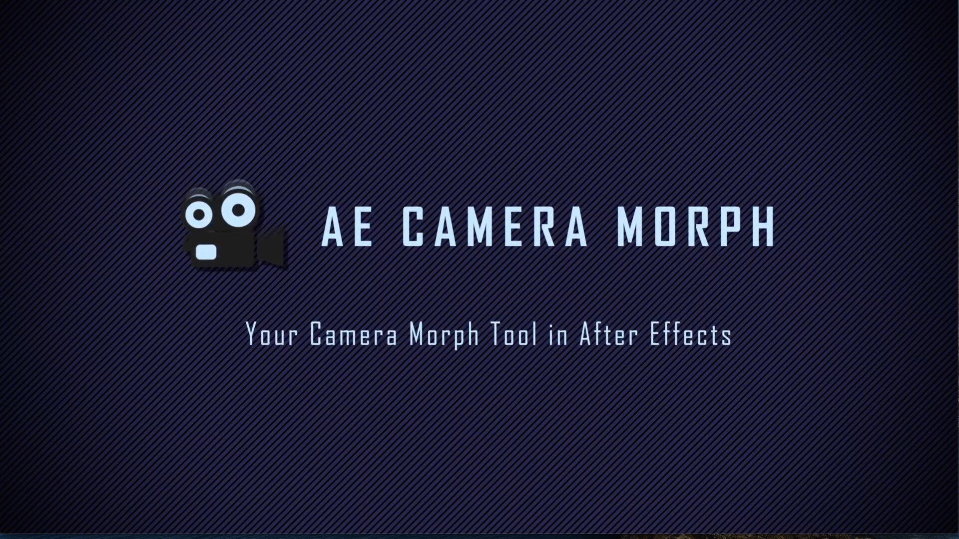  AE脚本:多个摄像机动画合并脚本AE Camera Morph 