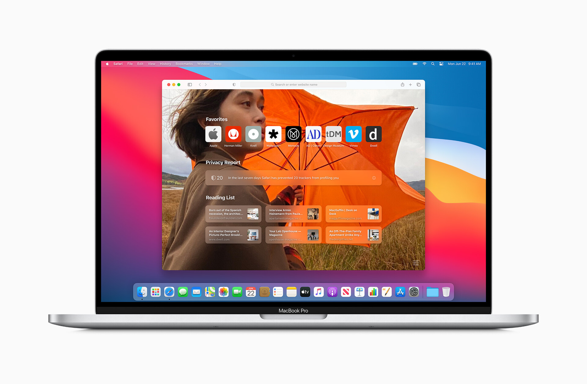 如何在macOS Big Sur系统中更改Safari背景