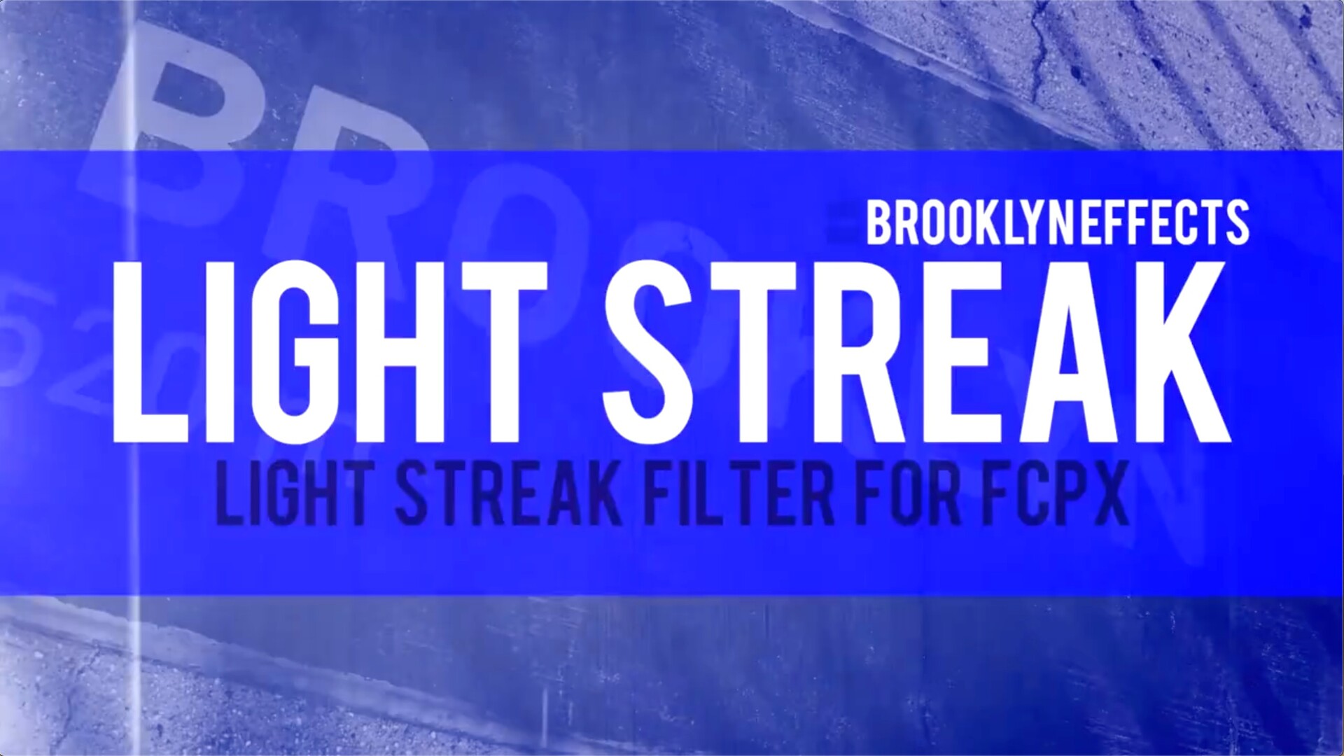 fcpx插件: 镜头直线光效 LIGHT STREAK 