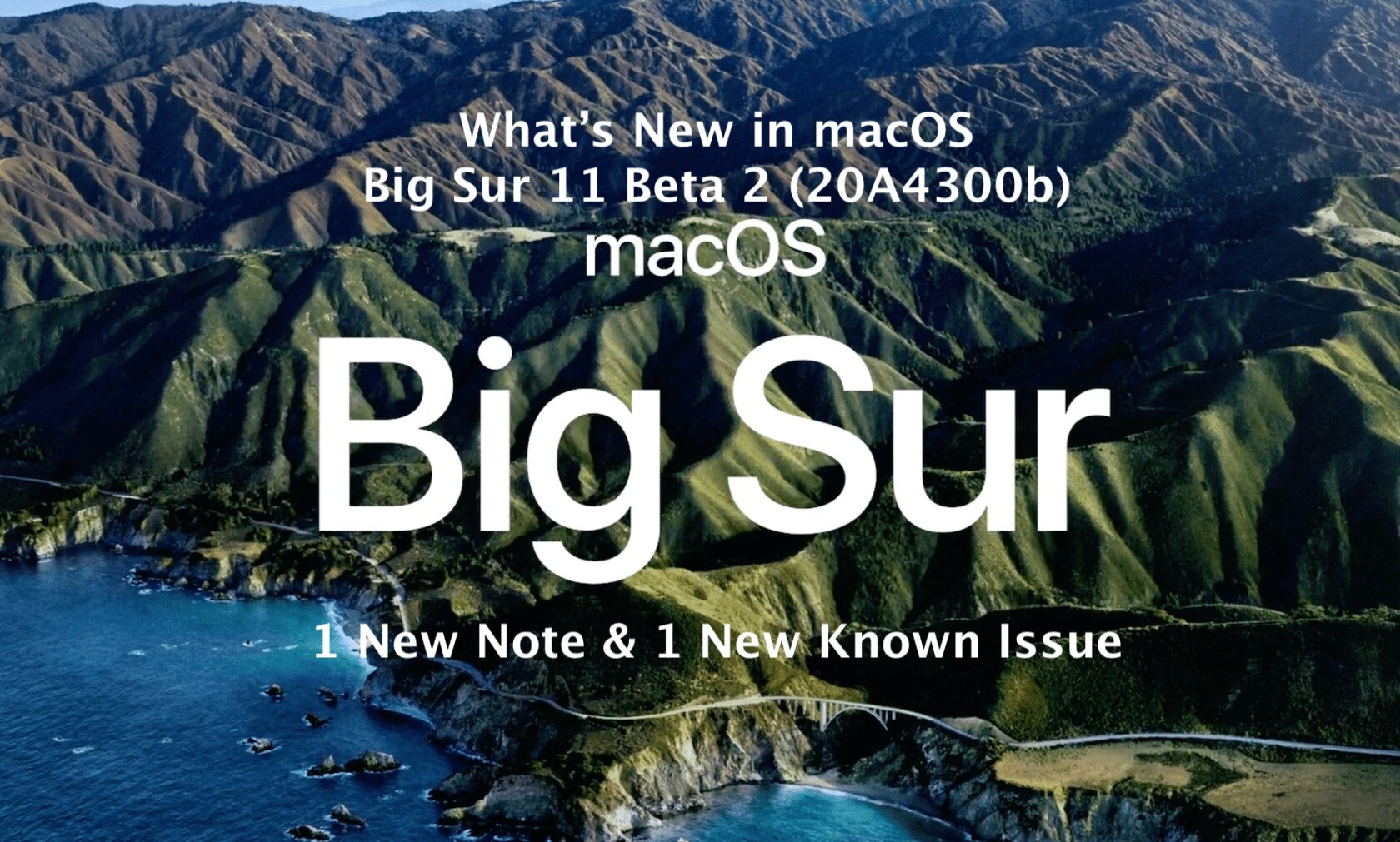 macOS Big Sur11 Beta 2 已经发布，赶快来看看有什么新增功能吧！