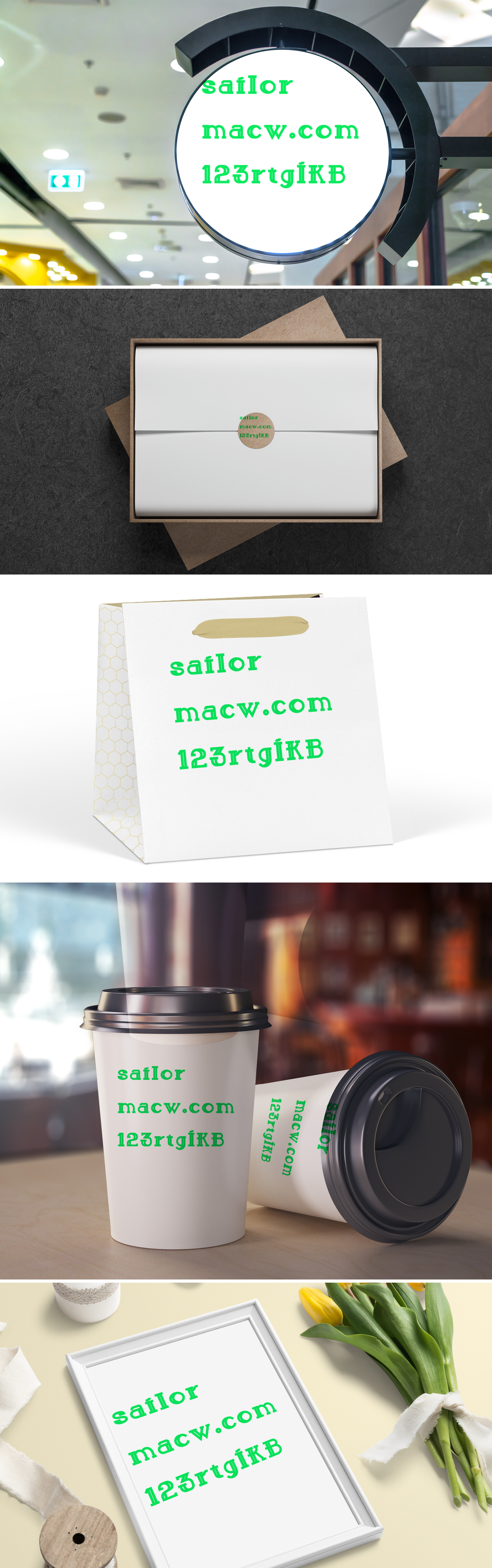 重叠风格Mac字体