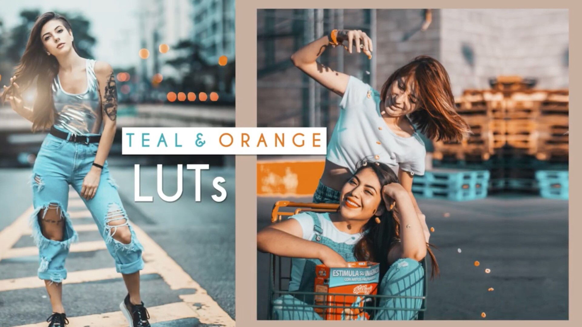 20 Professional Teal & Orange LUTS(20种专业蓝绿色和橙色风格LUTS视频调色预设)