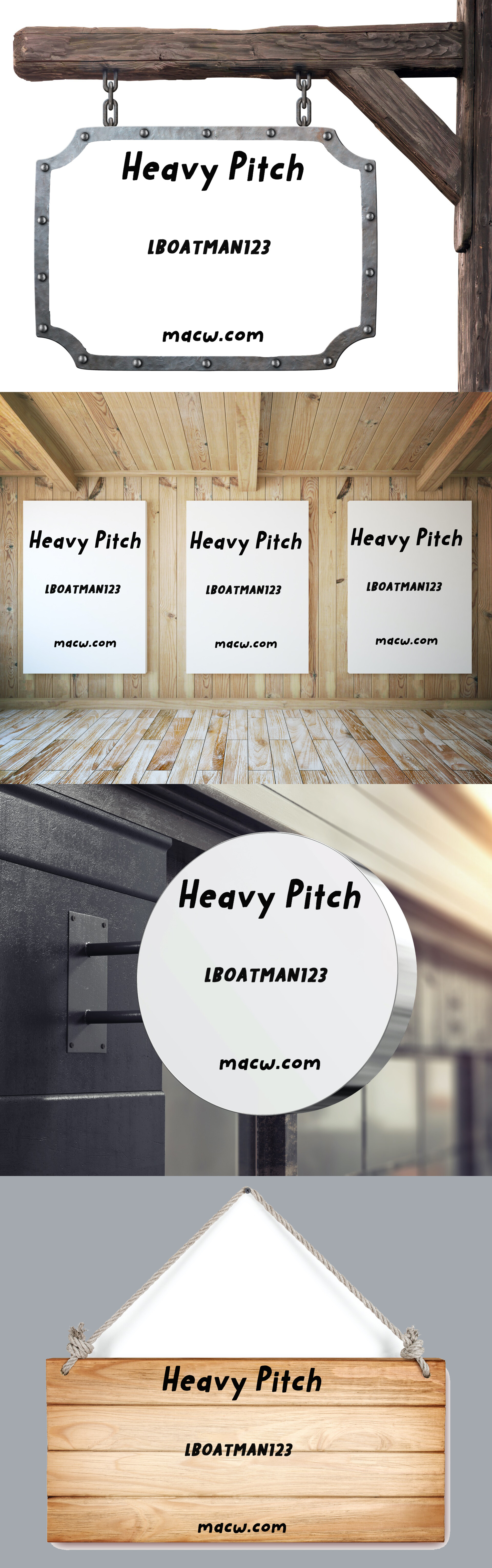 Heavy Pitch现代艺术设计字体