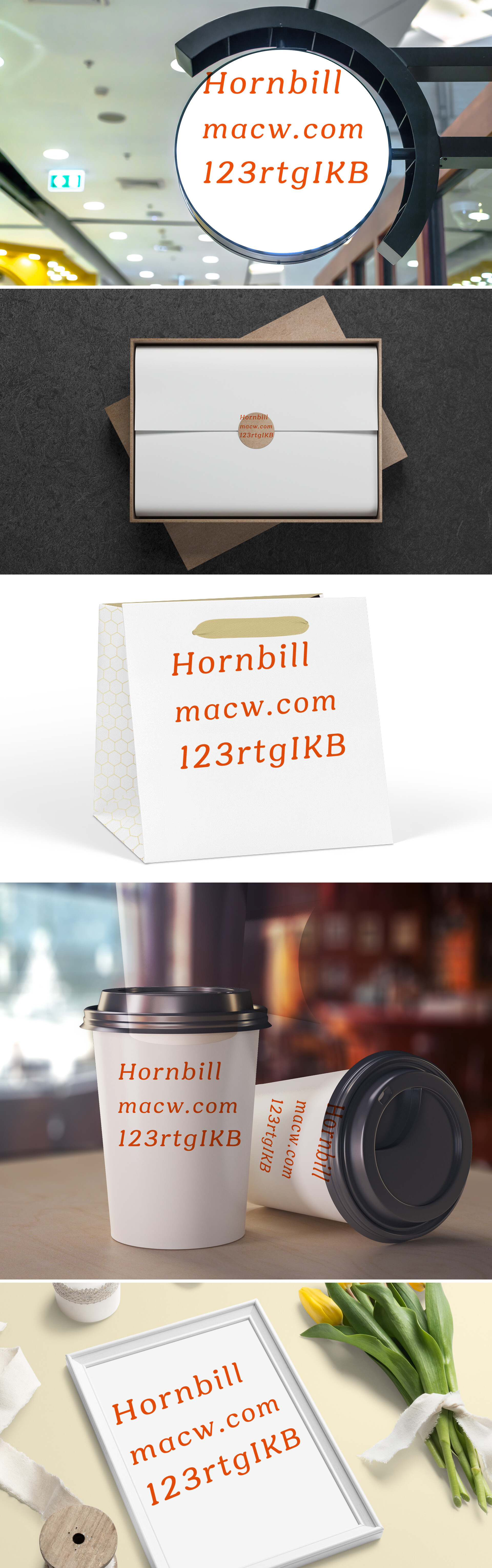 Hornbill衬线字体
