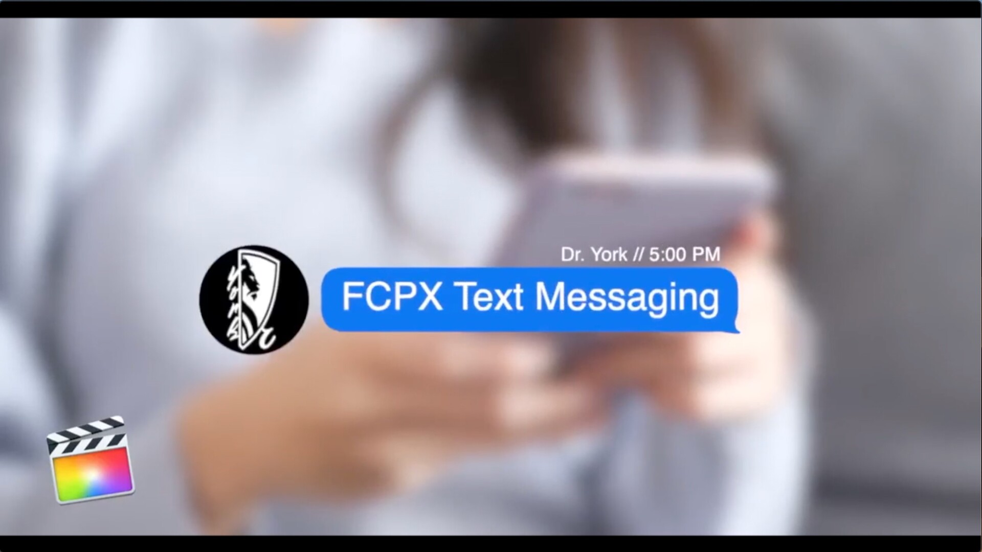 fcpx插件:8组聊天对话弹窗气泡动画 Text Messaging
