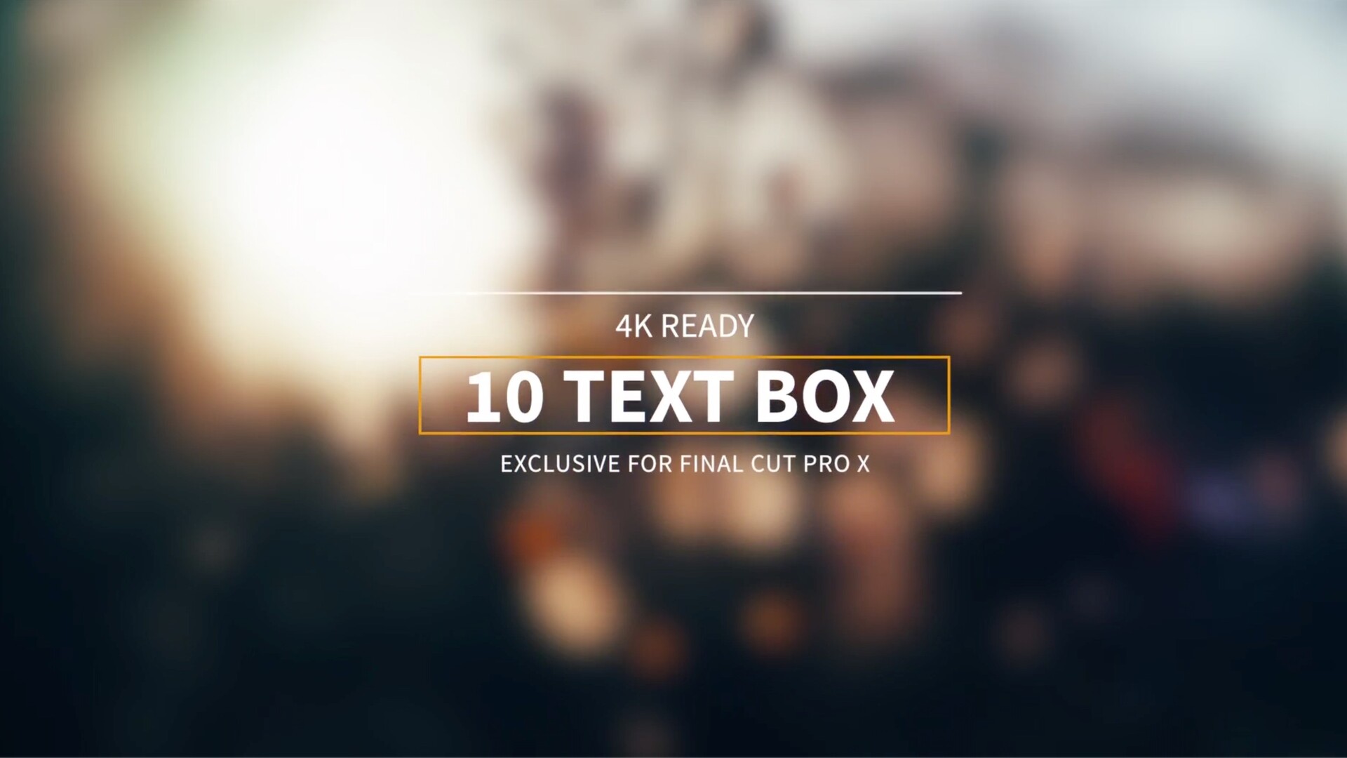 fcpx插件：10款文本框动画字幕Text Box 
