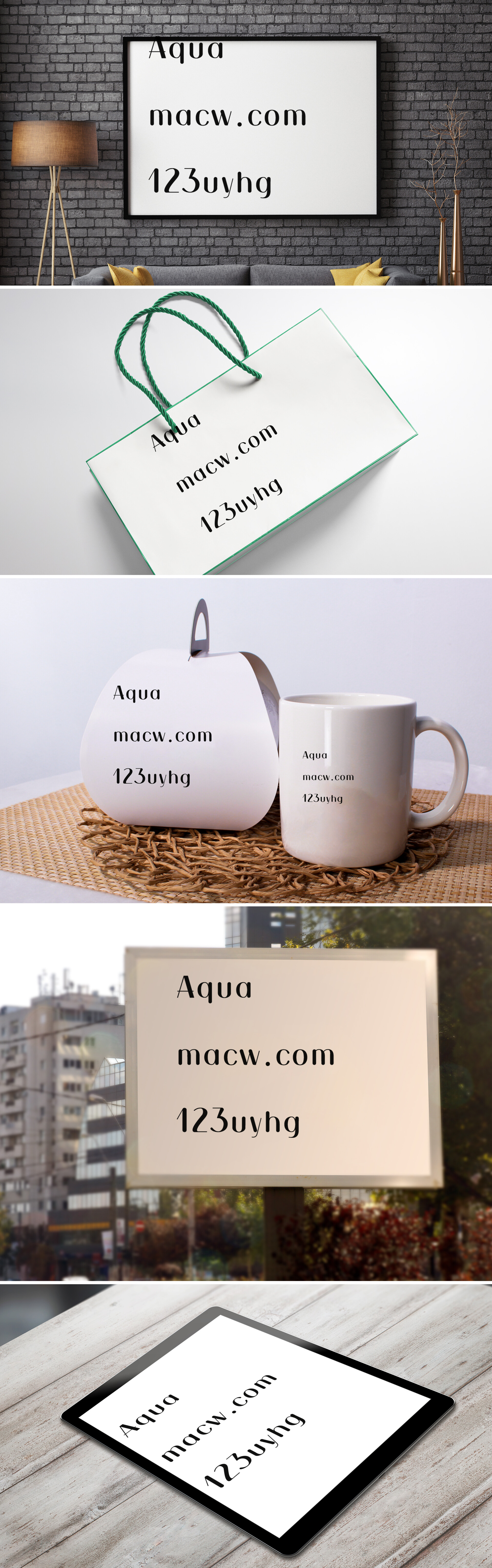 Aqua Modern Font现代简约字体