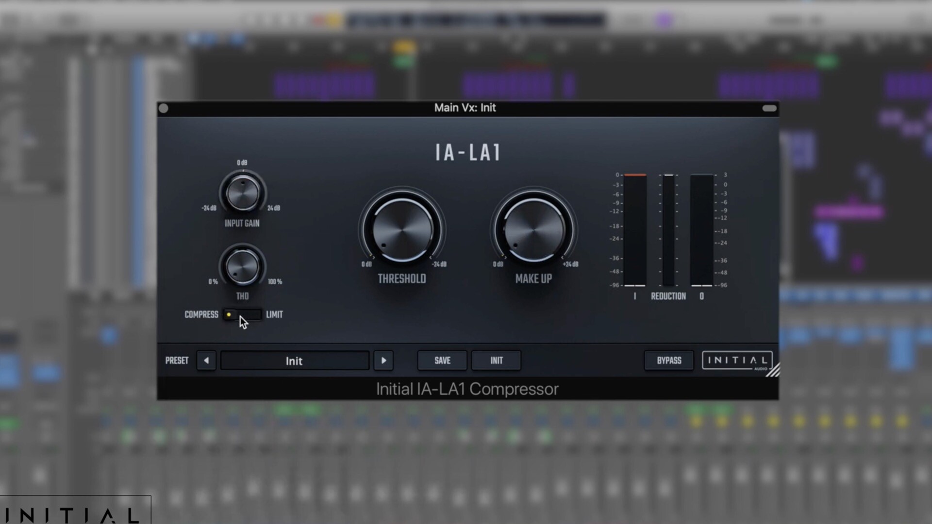 Initial Audio IA-LA1 Compressor Mac版(初始音频IA-LA1压缩器插件)