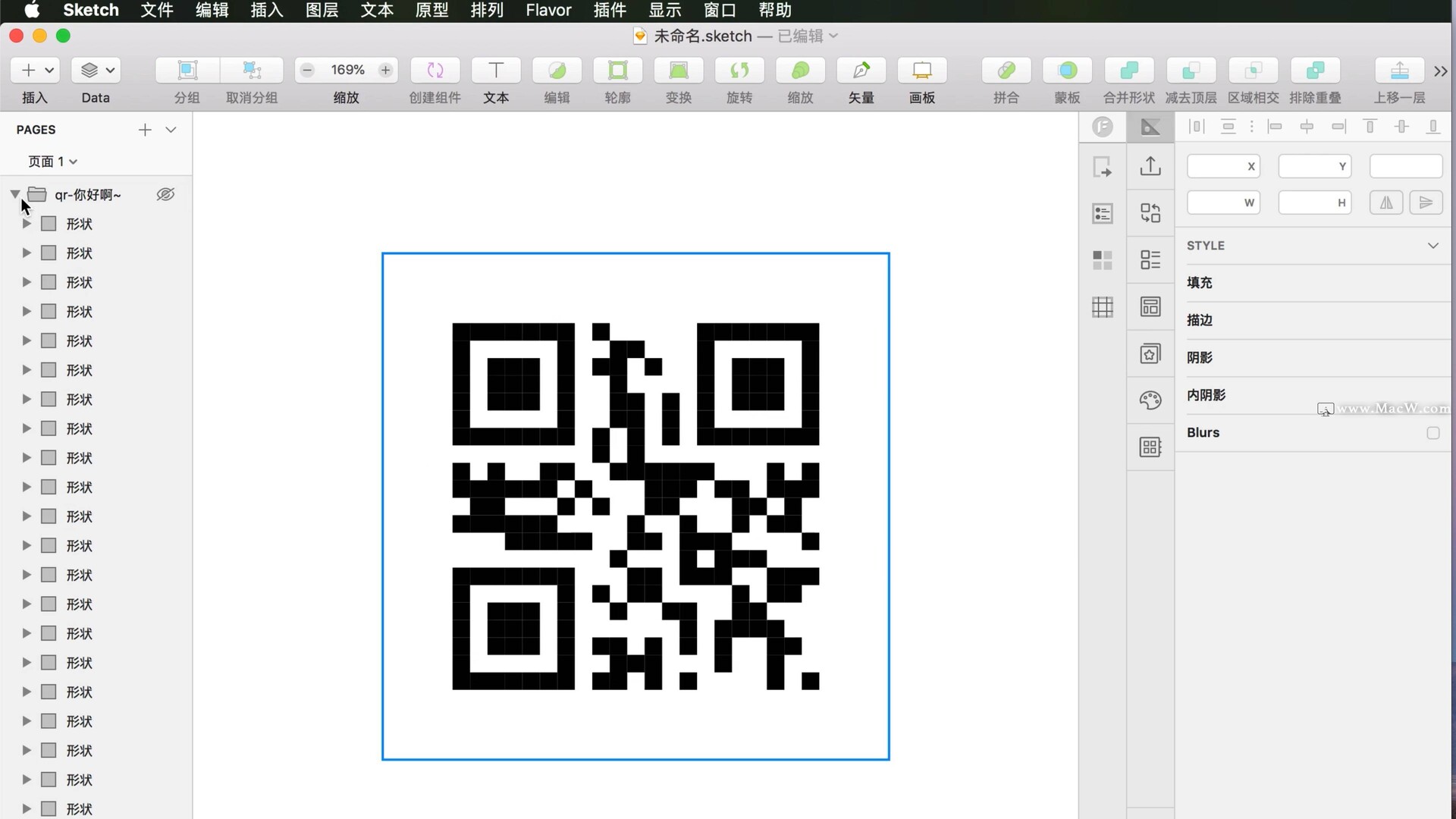 Sketch QR Code for mac(Sketch插件一键生成 SVG 二维码) 