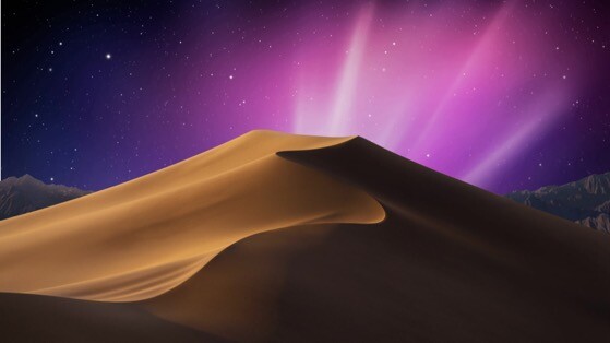 Leojave沙漠极光风景5K高清动态壁纸