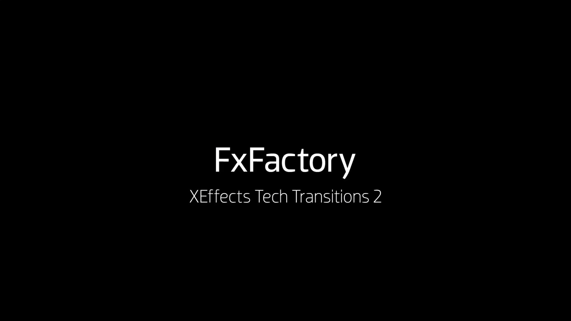 fcpx插件:独特高科技过渡 XEffects Tech Transitions