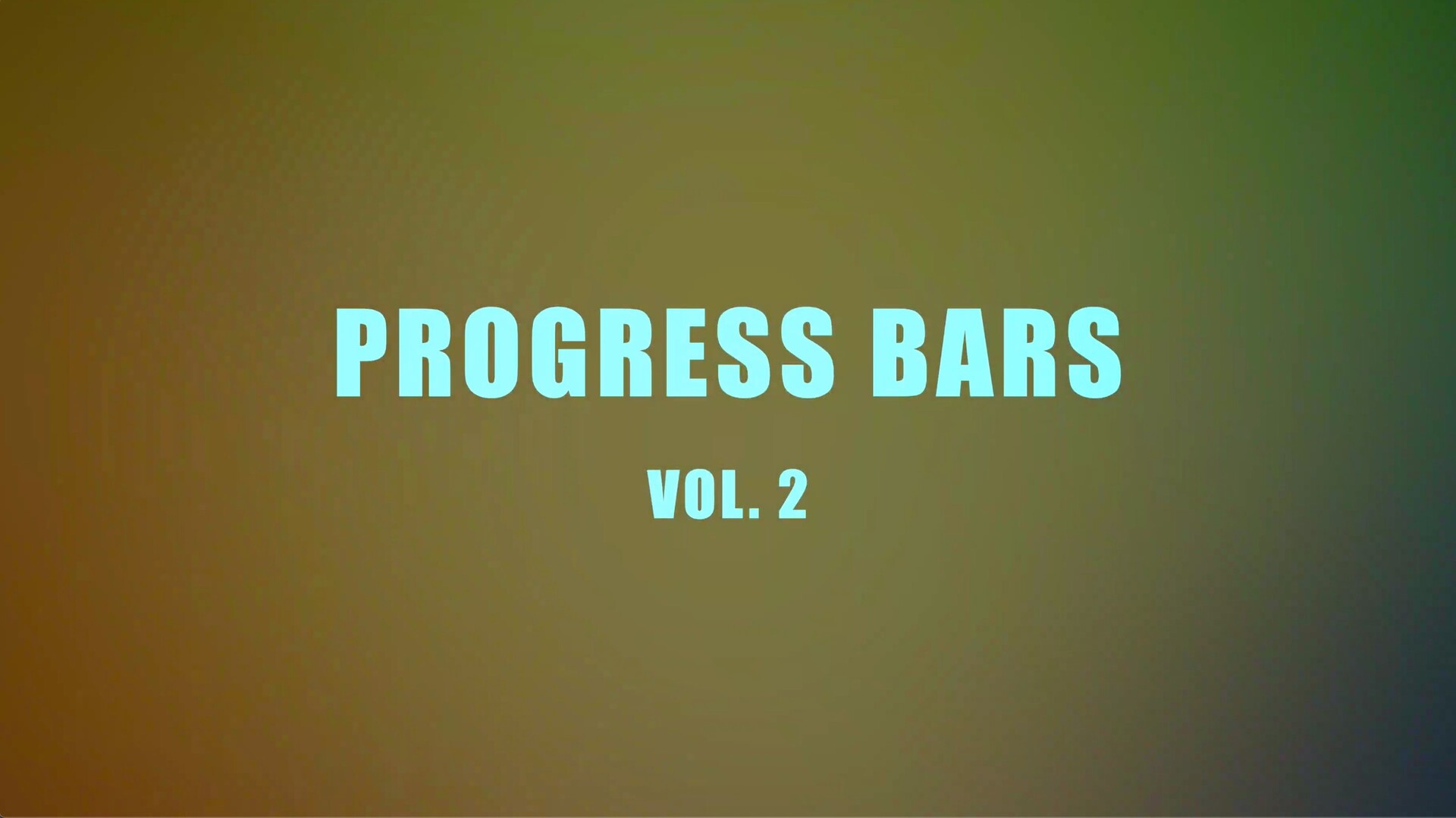 fcpx插件：FX插件生成器Progress Bars Vol 2