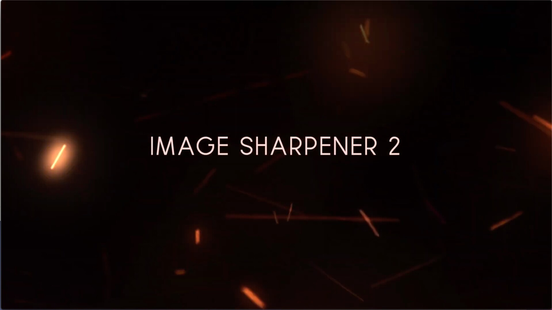 fcpx插件: 图像锐化器 Image Sharpener