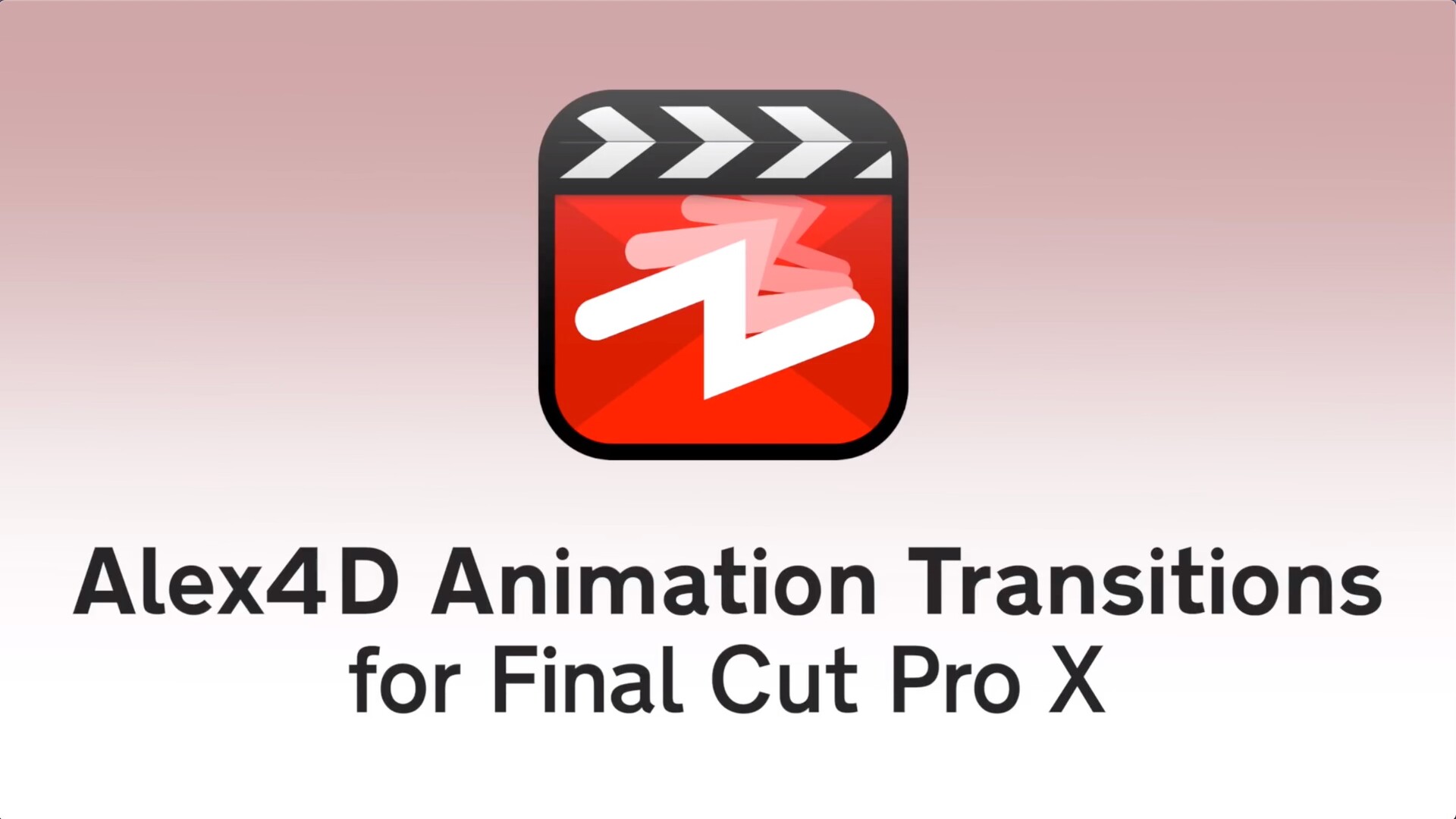 FCPX插件：120个视频动画转换Alex4D Animation Transitions