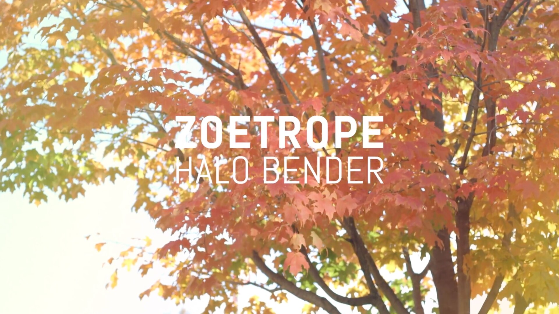fcpx插件：有机色彩效果Zoetrope Halo Bender