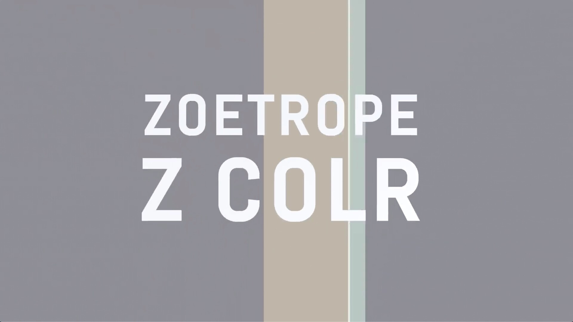 fcpx插件：动画背景生成器Zoetrope Z COLR