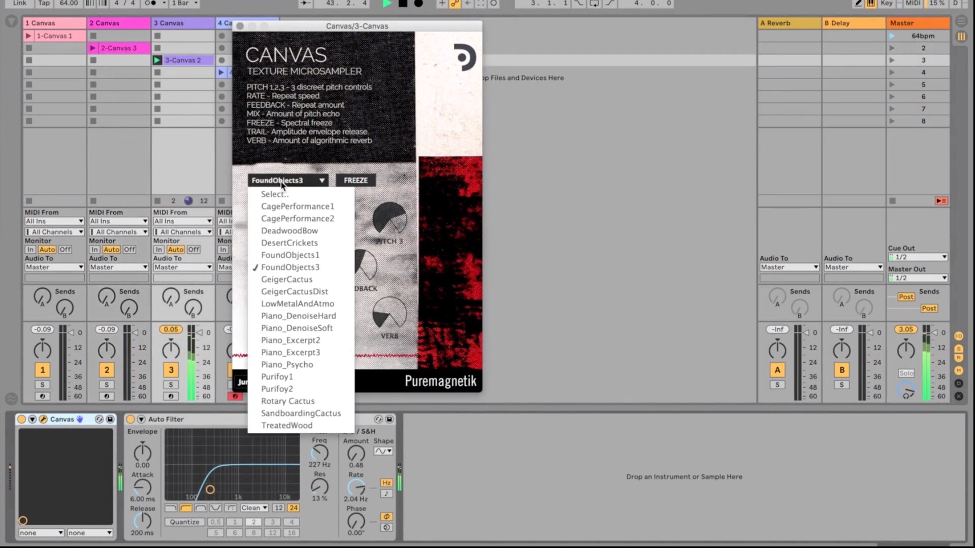 Puremagnetik Canvas for mac(多功能声音设计插件)