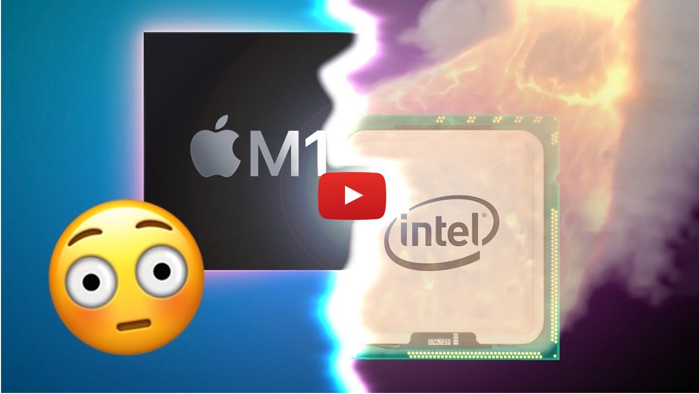 Apple的M1 MacBook Pro 与 2020年的Intel MacBook Pro速度对比测试