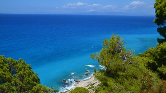 希腊海边景观高清动态壁纸