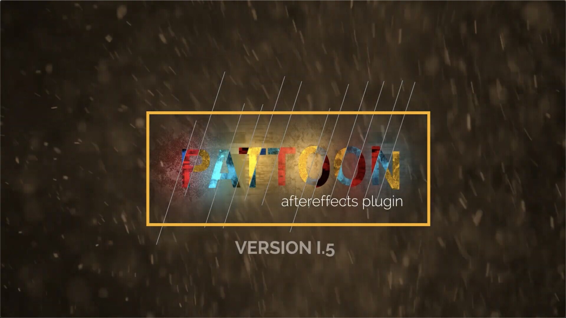AE插件：Pattoon Texturing Plugin(图层纹理贴图背景制作)