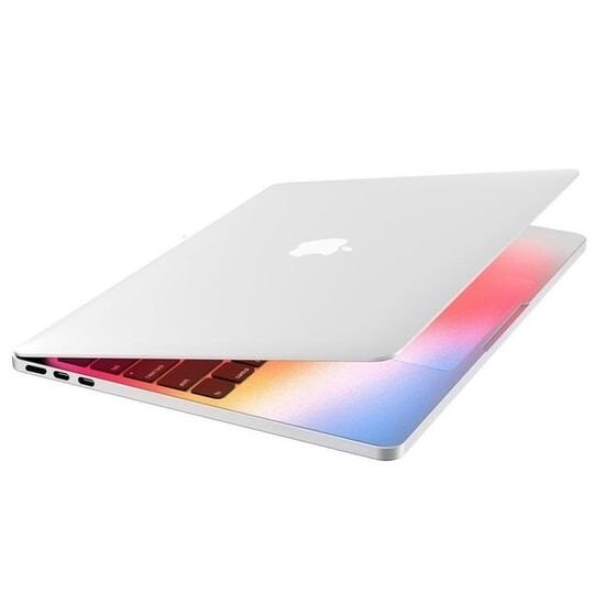 2021款苹果MacBook Pro渲染图：效仿 iPhone 12，采用平面直角设计