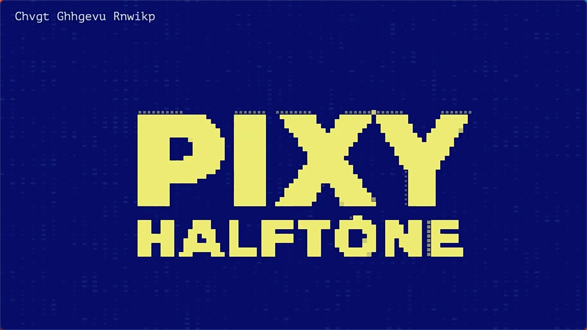 AE插件Pixy Halftone (创意复古像素图形半色调填充视觉效果)