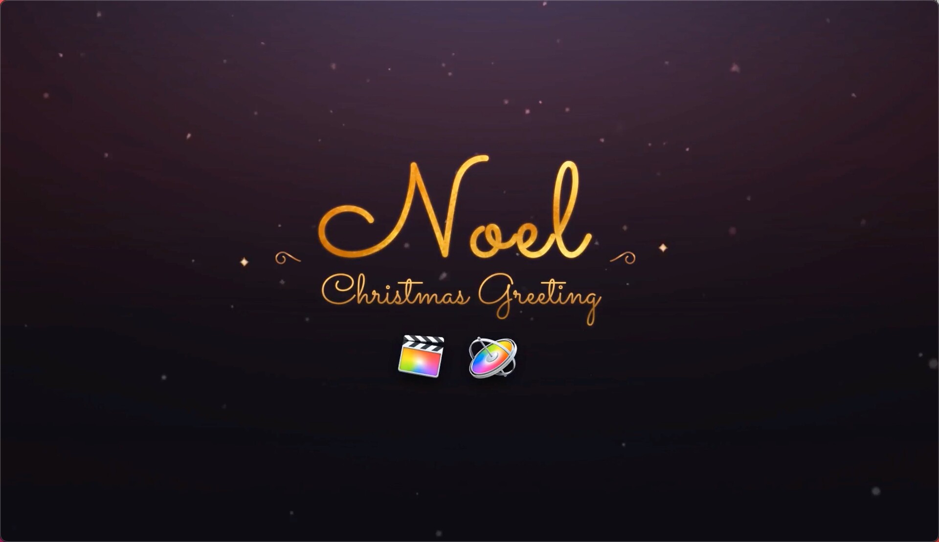 FCPX插件Noel Christmas Greeting for mac(圣诞节动画片头)
