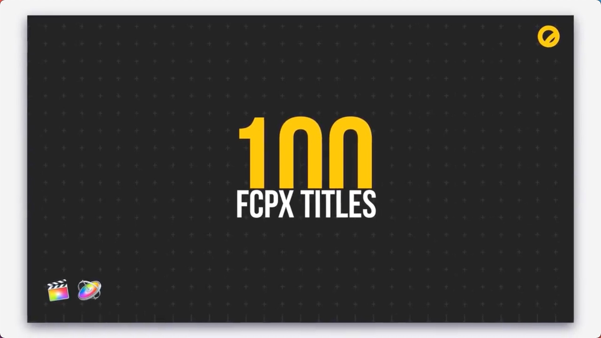 FCPX标题排版插件：100种常用文字标题字幕排版动画