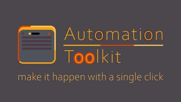 AE脚本:自动化处理复杂任务可视化创建编辑器Automation Toolkit