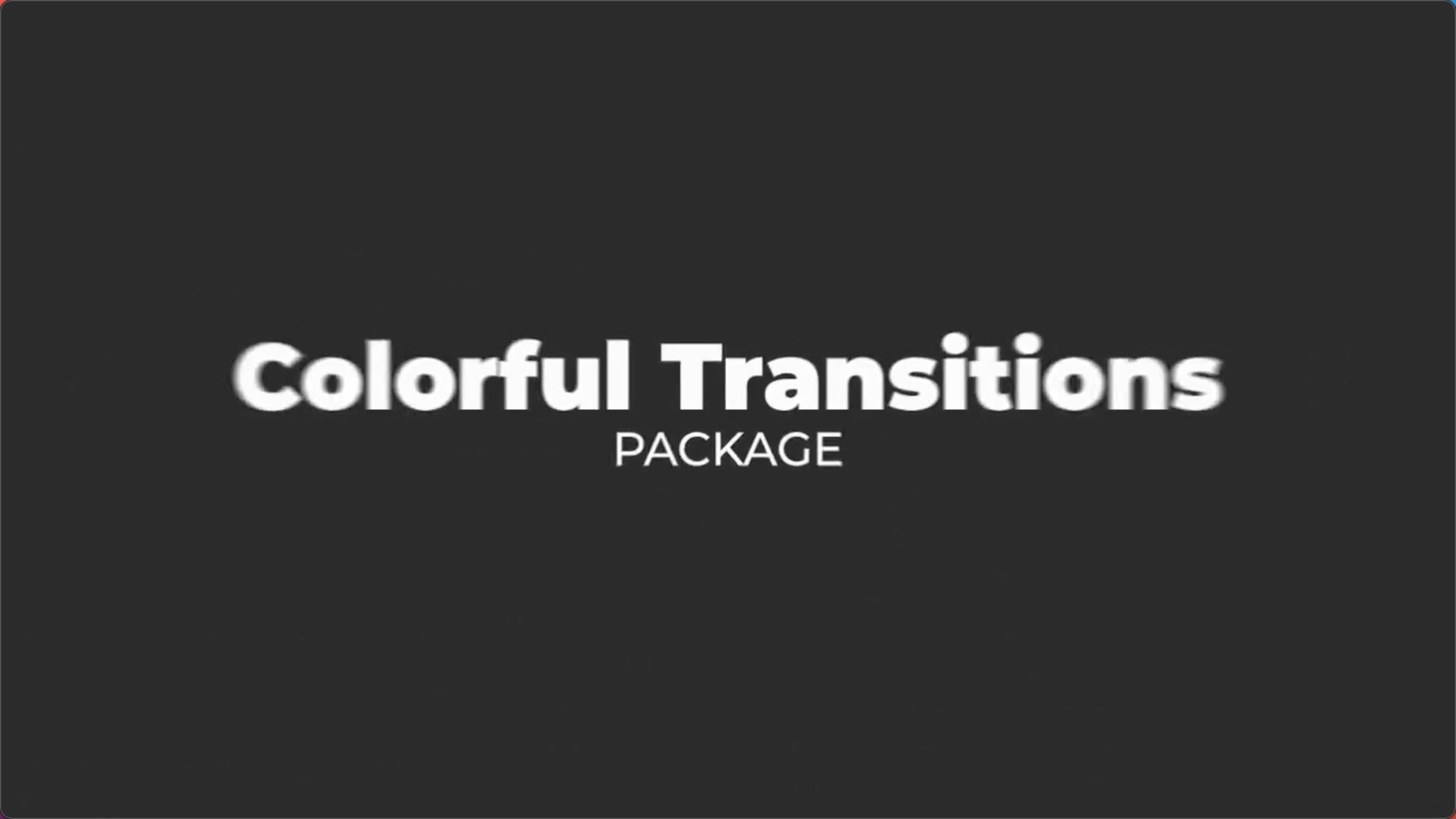 FCPX插件:80种简单状图图形动画转场预设Colorful Transitions Pack