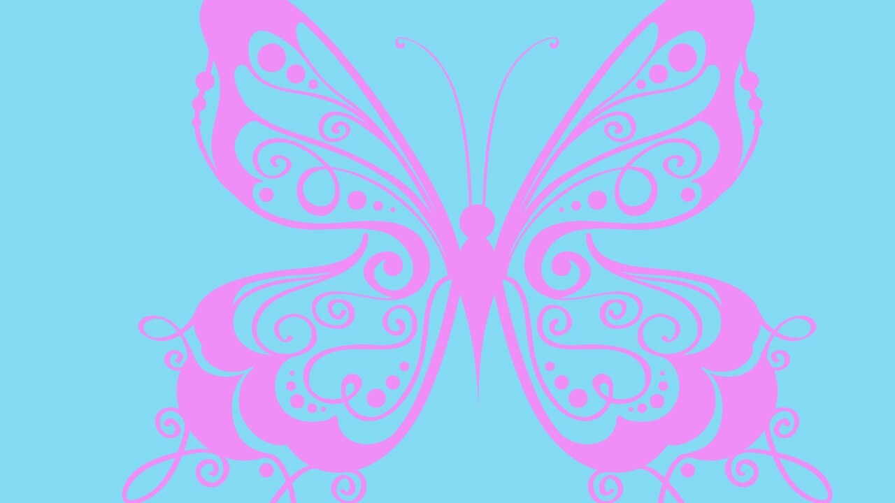 蝴蝶印花图案PS笔刷
