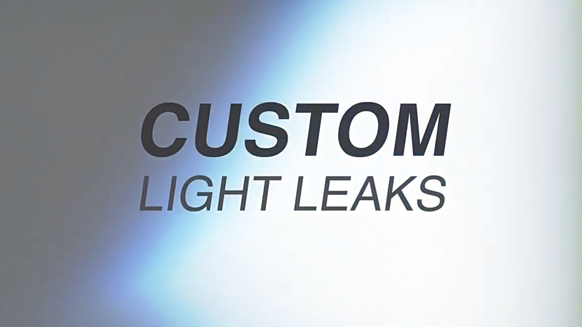FCPX插件:镜头漏光炫光特效Custom Light Leaks