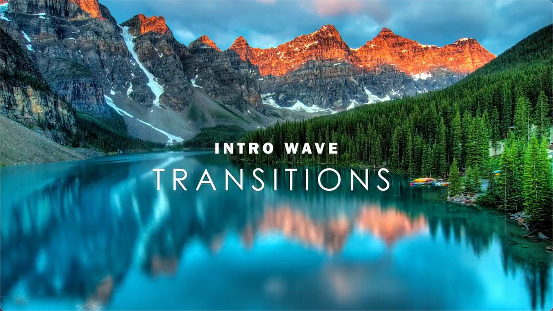 FCPX插件：Intro Wave Transitions(10组波浪图形过渡转场动画)