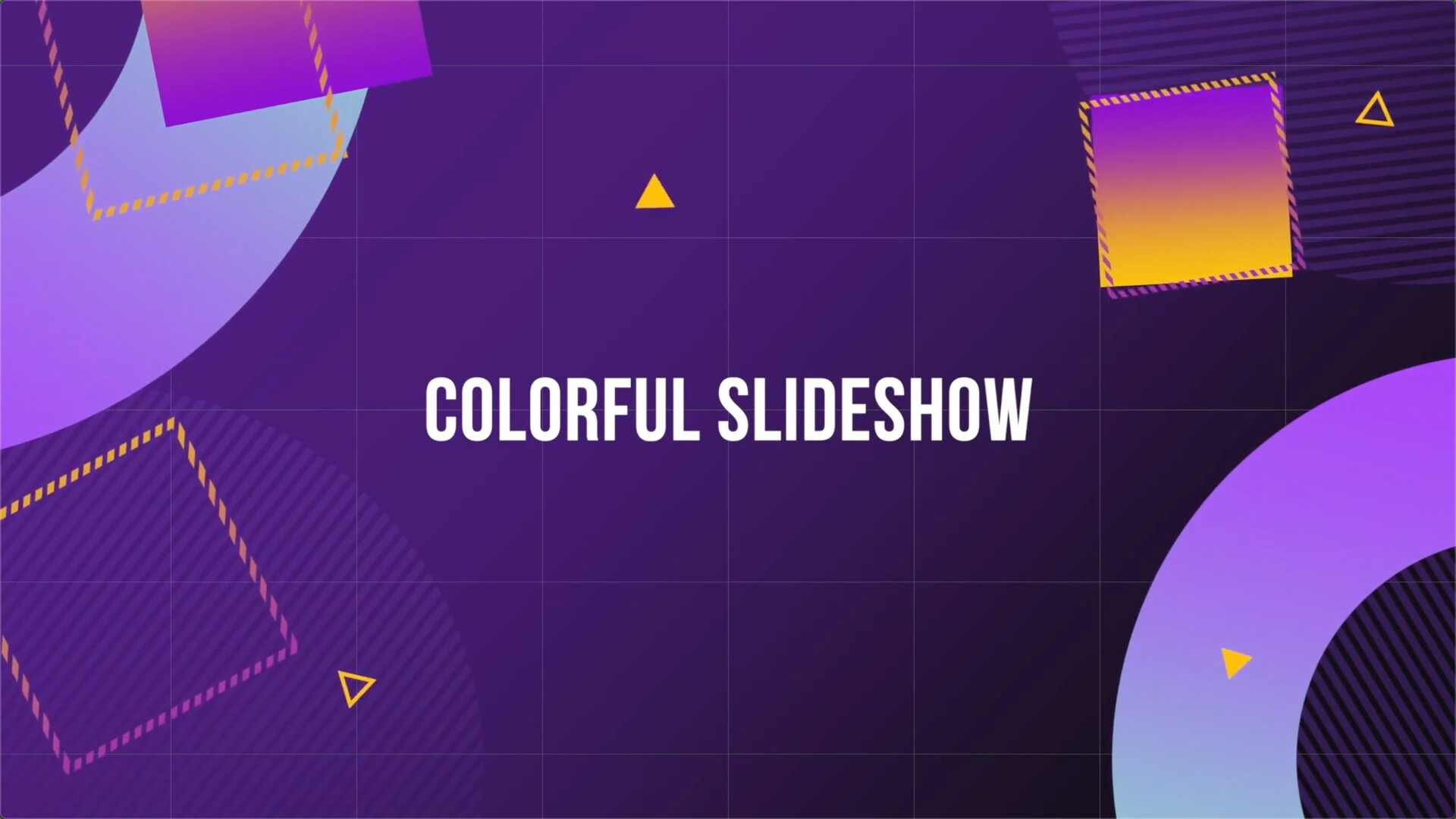 FCPX插件：创意运动图形企业宣传幻灯片Colorful Modern Slideshow