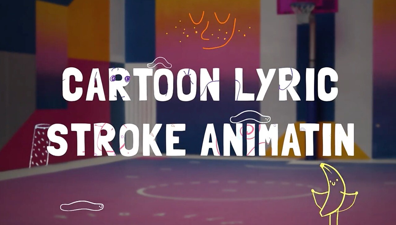 FCPX插件-30个手绘卡通可爱线条图形贴纸动画 Cartoon Lyric Stroke Animations