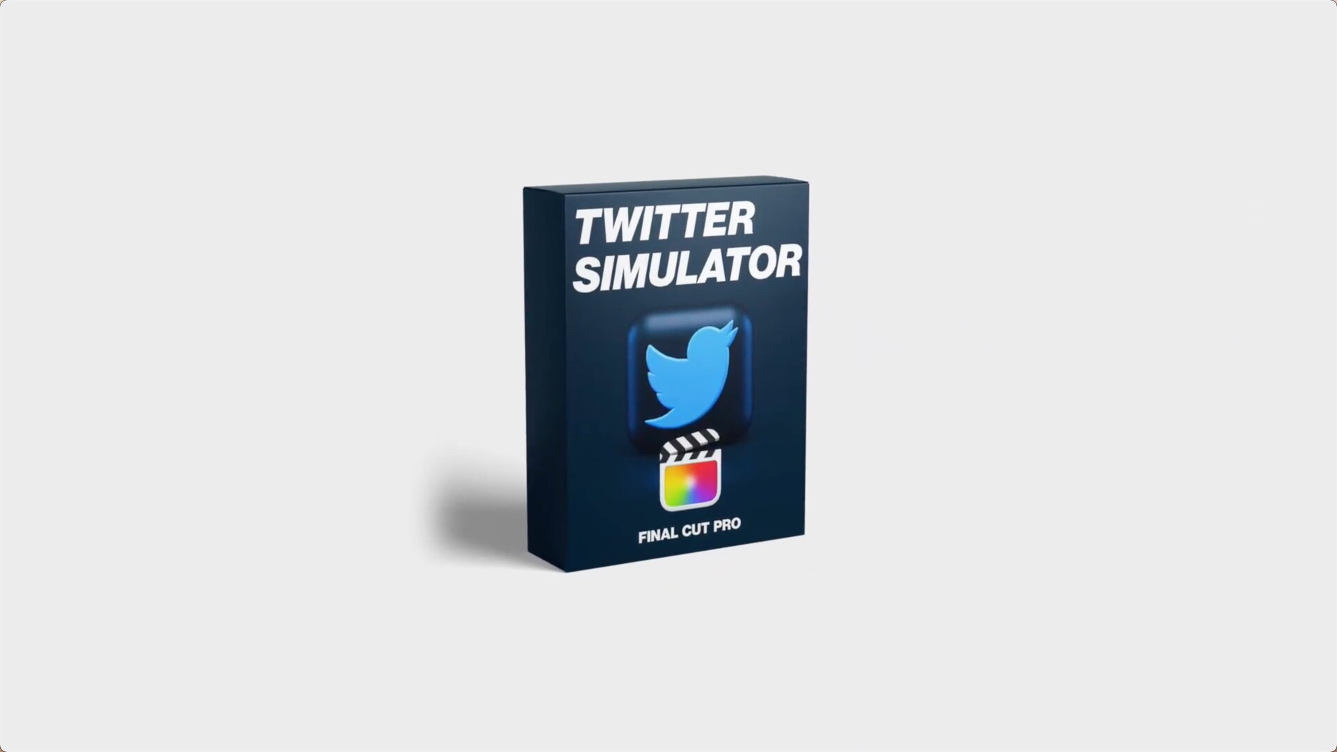 fcpx插件：Twitter Simulator for mac(8种推特风格标题包)