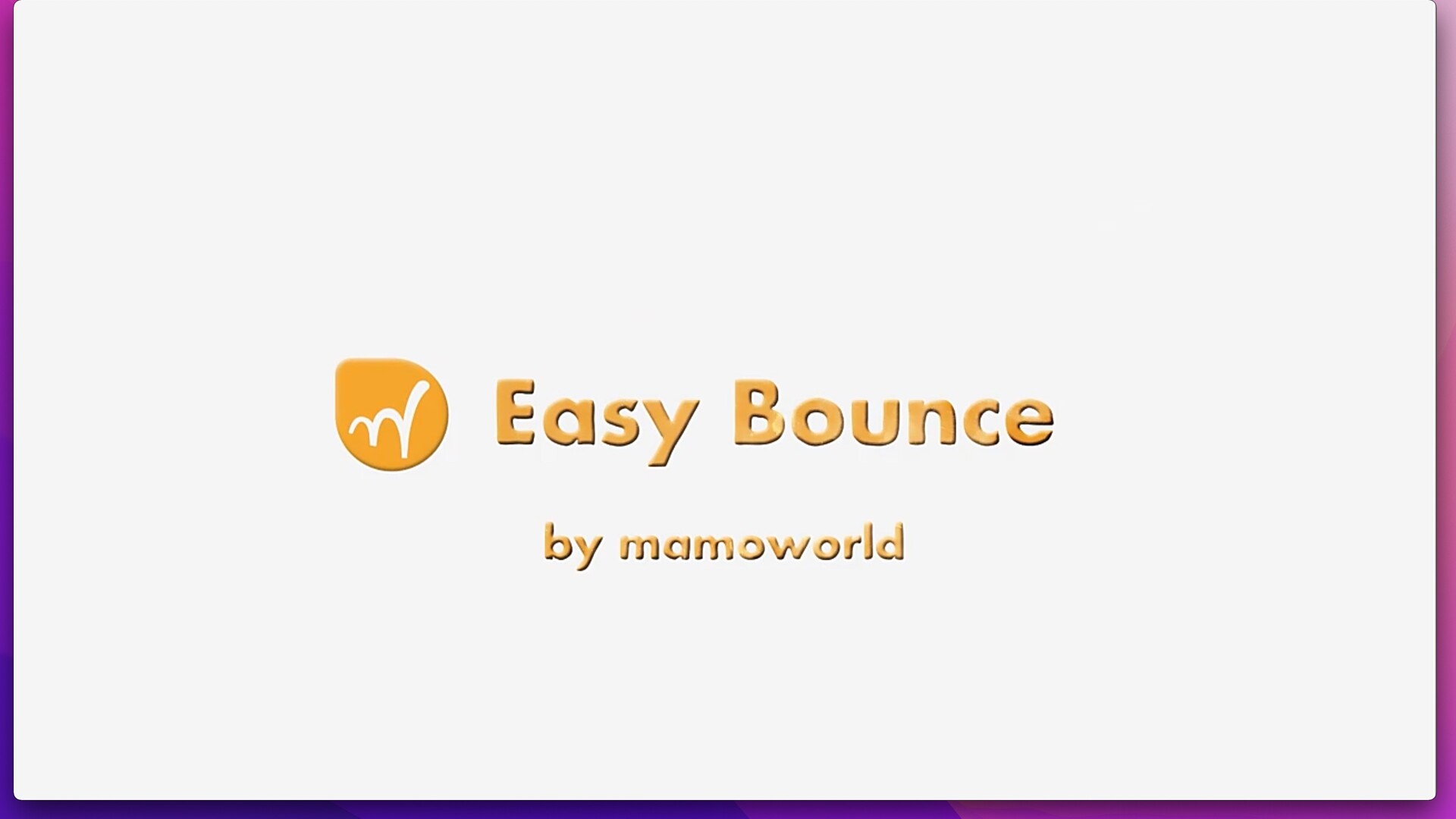 AE脚本-MG弹跳动画制作专业版 Easy Bounce Pro for Mac