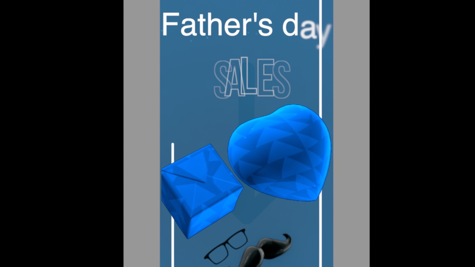 fcpx插件 5组父亲节竖屏短视频开场片头模板Fathers Day